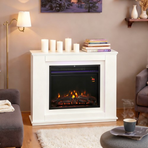 Electric fireplace with - fireplace,