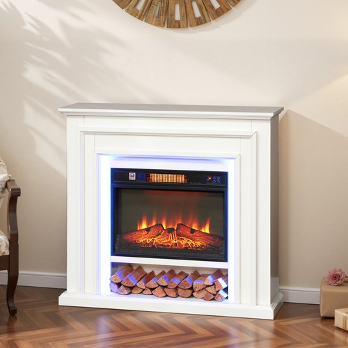 Electric fireplace with rgb - electric,