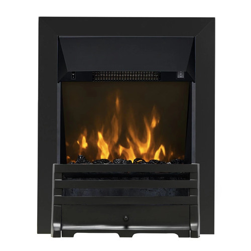 2kw electric inset fire black - inset,