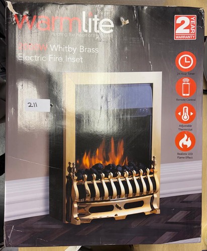 Warmlite whitby 2000w - 2000w, brass