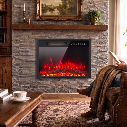 Electric fireplace insert with - electric,