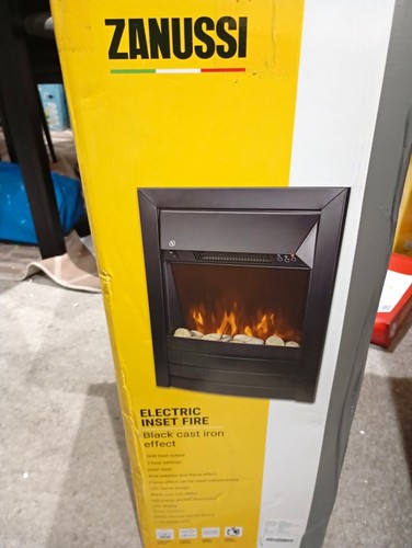 Zanussi electric inset fire - inset, 2