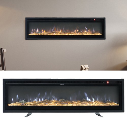 Led fireplace media wall fire - led,