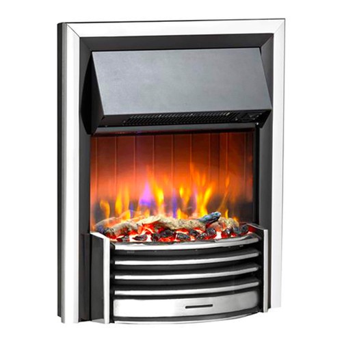 Dimplex lerwick chrome inset - chrome,